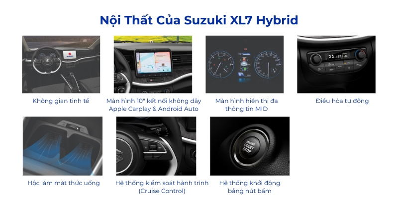 Nội Thất Của Suzuki XL7 Hybrid