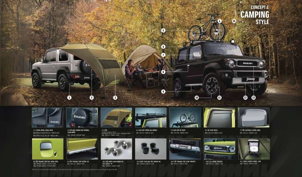 Suzuki jimny concept camping STYLE
