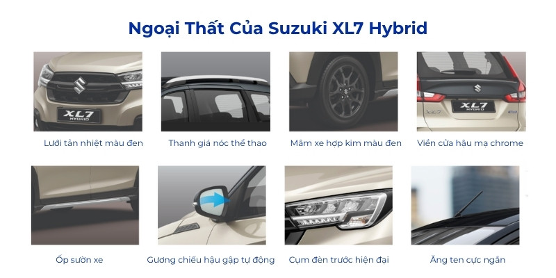 ngoại thất của suzuki xl7